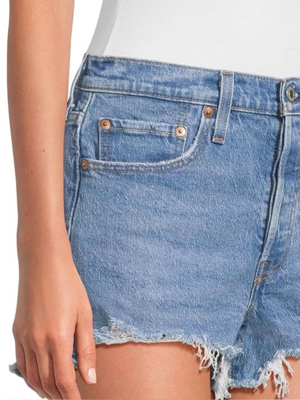 Levi’s 501 Cut-Off Denim High Rise Shorts